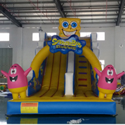 spongebob inflatable slides